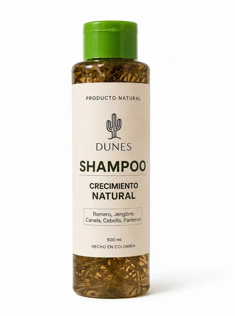Shampoo Crecimiento Natural Dunes 500ml - Anticaída - Shampoo capilar unisex | DUNES